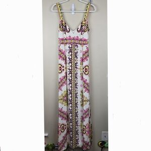 Tibi 100% Silk Maxi Dress Size 6